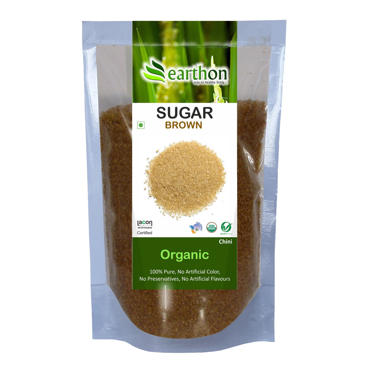 Organic Sugar Brown (Shakar / Chini – Brown) – Earthonstore